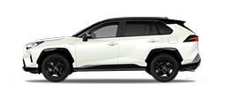 Fehér Plug-in Hybrid Toyota RAV4