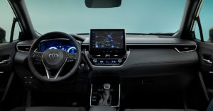Új Fekete Hybrid Toyota Corolla Cross